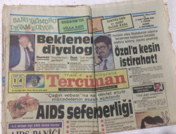 Tercüman Gazetesi 14 Şubat 1987 - Özala Kesin İstirahat,Aids Seferberliği - GZ17309 - 1
