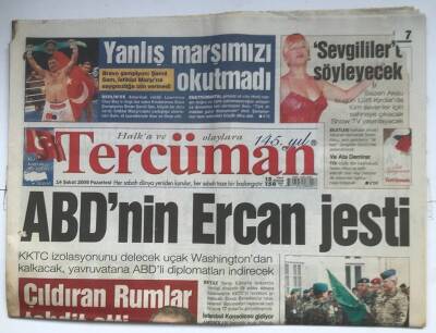 Tercüman Gazetesi 14 Şubat 2005 - Irakta Seçimin Galibi Şii İttifak GZ7132 - 1