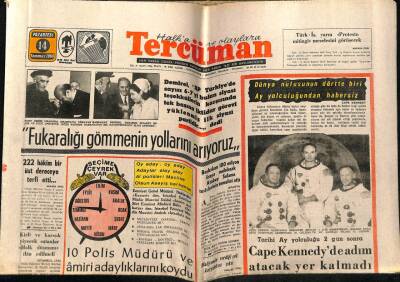 Tercüman Gazetesi 14 Temmuz 1969 - Fenerbahçe Çöküşün Eşiğinde GZ53869 - 1