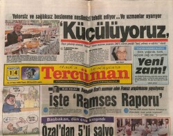 Tercüman Gazetesi 14 Temmuz 1988 - Yetersiz Ve Sağlıksız Beslenme Neslimizi Tehdit Ediyor,Küçülüyoruz GZ61260 - 2