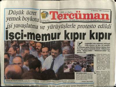 Tercüman Gazetesi 14 Temmuz 1990 - Sadri Alışıktan Hayata Yeşil Işık , Karaciğerin Yüzde Ellisi Çalışıyor GZ54814 - 1