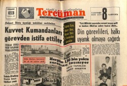 Tercüman Gazetesi 15 Ağustos 1968 - TRTnin Dininden , Dilinden Ve Müziğinden Şikayet Edildi GZ68674 - 2