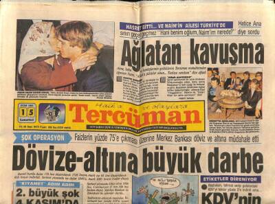 Tercüman Gazetesi 15 Ekim 1988 - Koç , Sabancıyı Yalnız Bıraktı GZ67183 - 1