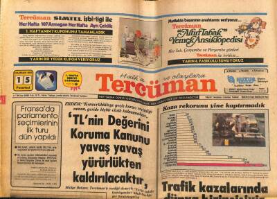 Tercüman Gazetesi 15 Haziran 1981 - Ordu Takımımız Katarı Yenemedi GZ69910 - 1