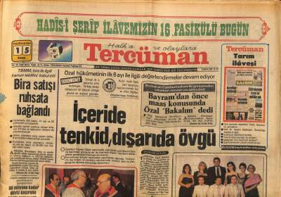 Tercüman Gazetesi 15 Haziran 1984 - Denktaş Rumlara Yeni Bir Barış Çağrısı Yaptı GZ79399 - 1