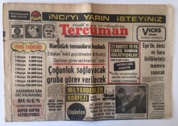 Tercüman Gazetesi 15 Mart 1975 - MHP Genel Başkanı Almanya Gezisini Anlattı GZ11194 - 2