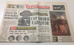 Tercüman Gazetesi 15 Mart 1976 - CHP Grubu Karışıyor - GZ15334 - 1