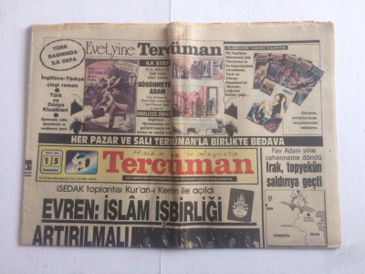 Tercüman Gazetesi 15 Mart 1986 - Eurovision Sancısı Başlıyor - GZ15109 - 1