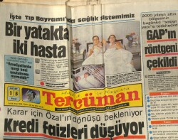 Tercüman Gazetesi 15 Mart 1987 - Libyada İkinci Kaddafi Devri GZ70326 - 1