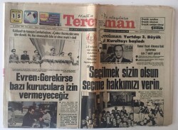 Tercüman Gazetesi 15 Mayıs 1983 - Hazırlıklar Tamamlandı Bekleyiş Başladı Partiler Yarın Sahneye Çıkıyor GZ10663 - 2
