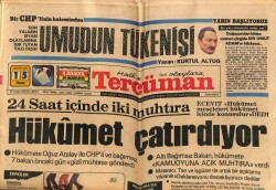 Tercüman Gazetesi 15 Nisan 1979 - Demirel Hükümet İflas Etmiştir GZ69056 - 1