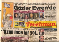 Tercüman Gazetesi 15 Nisan 1987 - ANAPa 2.5 Milyarlık Saray GZ65027 - 2