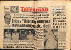 Tercüman Gazetesi 15 Ocak 1963 - Bursada Yıldırım Ve Fırtınadan 76 Ev Yandı GZ67685 - 2