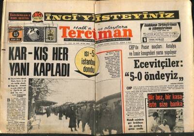 Tercüman Gazetesi 15 Ocak 1972 - Eskişehir Lokomotif Fabrikasında İmal Edilen İlk Dizel Anahat Lokomotifi GZ123551 - 1