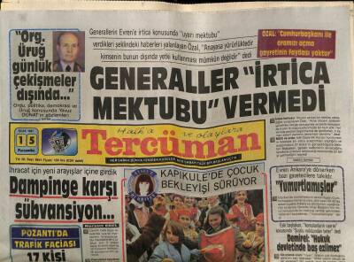 Tercüman Gazetesi 15 Ocak 1987 - Doğum Günü Hediyesi GZ54338 - 1