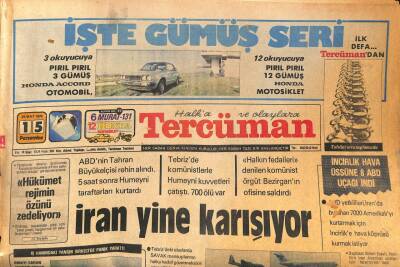 Tercüman Gazetesi 15 Şubat 1979 - ABDnin Kabil Büyükelçisi Öldürüldü GZ85850 - 1