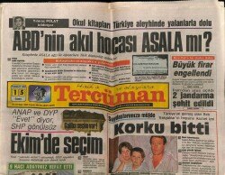 Tercüman Gazetesi 15 Temmuz 1988 - ABDnin Akıl Hocası Asalamı? GZ61442 - 2