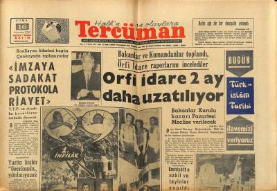 Tercüman Gazetesi 16 Ağustos 1963 - Tren Soygunu İle İlgili İki Kadın Üç Erkek Tevkif Edildi - Ertuğrul Muhsin İstifasını Verdi GZ123433 - 1