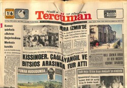 Tercüman Gazetesi 16 Ağustos 1976 - Kissinger , Çağlayangil Ve Bitsios Arasında Tur Attı GZ67034 - 1