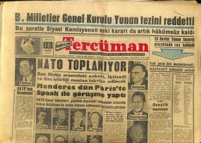 Tercüman Gazetesi 16 Aralık 1957 - Bodrumlardaki Gece Klüpleri İle Maç Salonları Kapatılacak GZ98531 - 1