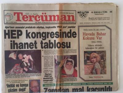 Tercüman Gazetesi 16 Aralık 1991 - Dektaş Kıbrısta Bayrağı İndirtmeyiz GZ11560 - 2