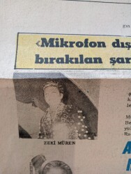 Tercüman Gazetesi 16 Ekim 1971 - Fatma Girik Afiş - Zeki Müren Afiş GZ145236 - 3