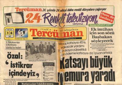 Tercüman Gazetesi 16 Ekim 1984 - İngiltereyi Bomba Korkusu Sardı GZ90465 - 1