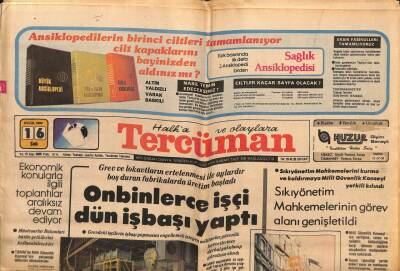 Tercüman Gazetesi 16 Eylül 1980 - KOTİL Belediye Başkanı Korgeneral Akansel İle Görüştü GZ77297 - 1