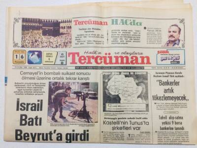Tercüman Gazetesi 16 Eylül 1982 - Monacoda Yas, Prenses Grace Öldü GZ53611 - 1