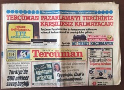 Tercüman Gazetesi 16 Eylül 1985 - Hükümetin Af Görüşü Belirleniyor GZ10366 - 2