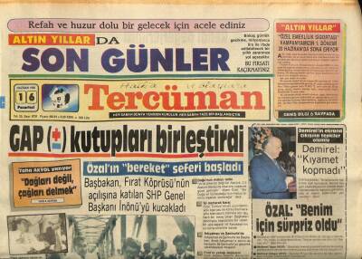 Tercüman Gazetesi 16 Haziran 1986 - Türkan Şoray - Cihan Ünal Çifti Bergama Fahri Hemşehrisi Oldu GZ70027 - 1