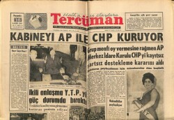 Tercüman Gazetesi 16 Kasım 1961 - Kabineyi AP İle CHP Kuruyor GZ67398 - 1