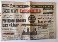 Tercüman Gazetesi 16 Kasım 1974 - Partiler Dışı Hükümet GZ11141 - 2