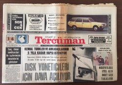 Tercüman Gazetesi 16 Kasım 1976 - Ümitlerimiz Bursada UEFA Finali İçin Doğu Almanya İle Oynuyor GZ10401 - 1