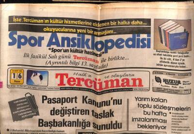 Tercüman Gazetesi 16 Kasım 1980 - Doğum Günü Hediyesi GZ55127 - 1