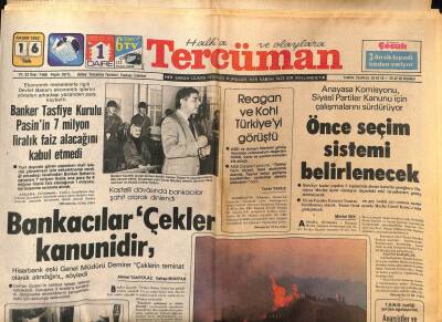 Tercüman Gazetesi 16 Kasım 1982 - Anayasa Komisyonu, Önce Seçim Sistemi Belirlenecek GZ53829 - 1