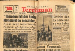Tercüman Gazetesi 16 Mart 1961 - Her Yıl Kıbrıs Kadar Toprak Kaybediyoruz GZ67640 - 2