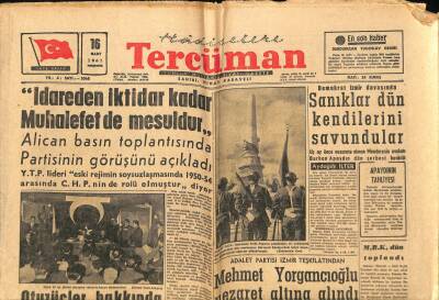 Tercüman Gazetesi 16 Mart 1961 - Her Yıl Kıbrıs Kadar Toprak Kaybediyoruz GZ67640 - 1