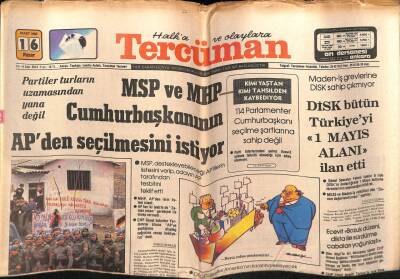Tercüman Gazetesi 16 Mart 1980 - Ajda Pekkanın Kuzey Avrupa Çıkartması GZ55134 - 1
