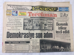 Tercüman Gazetesi 16 Mart 1983 - Demokrasiye Son Adım - GZ17194 - 1