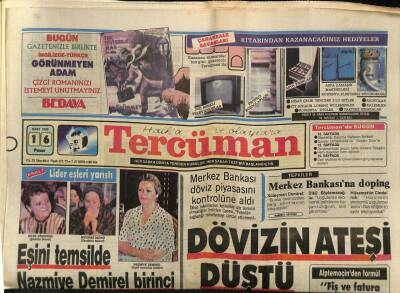 Tercüman Gazetesi 16 Mart 1986 - Demirel Anarşi Erimle Patladı GZ74602 - 1