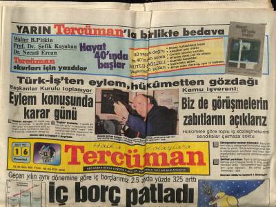 Tercüman Gazetesi 16 Mart 1987 - Salih Keramet Bütün Malını Darüşşafakaya Bağışladı GZ70364 - 2