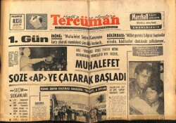 Tercüman Gazetesi 16 Mayıs 1966 - Yunan Dışişleri Bakanı , Türkiye İle Mutabakata Varamadık , dedi GZ65704 - 1