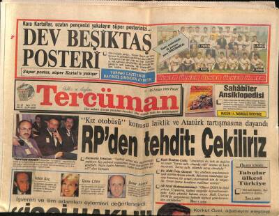 Tercüman Gazetesi 16 Nisan 1989 - İngilterede Futbol Faciası 93 Ölü GZ83271 - 1