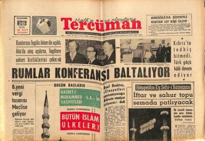Tercüman Gazetesi 16 Ocak 1964 - Amerikada Şiddetli Kıştan 137 Kişi Öldü GZ77550 - 1