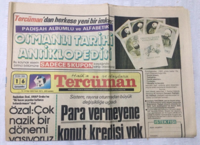 Tercüman Gazetesi 16 Ocak 1985 - Nazlı Ilıcak Sıkıyönetimde Yargılandı - GZ17183 - 2