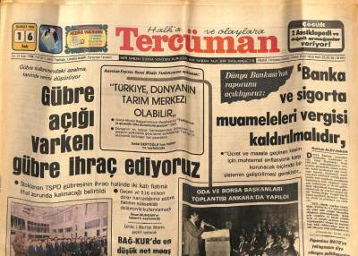 Tercüman Gazetesi 16 Şubat 1982 - Doğum Günü Hediyesi GZ54315 - 1
