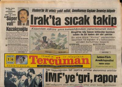 Tercüman Gazetesi 16 Temmuz 1987 - Hac Farizasına Humeyni Gölgesi GZ83204 - 1