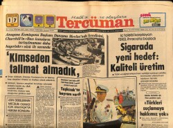 Tercüman Gazetesi 17 Ağustos 1982 - Barış Manço Yeni Hedefini Açıkladı Sanatçıları Pişireceğim GZ67107 - 2