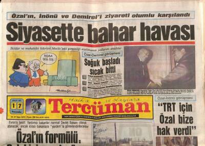 Tercüman Gazetesi 17 Aralık 1987 - Dünyanın En Borçlu Ülkesi ABD GZ83210 - 1